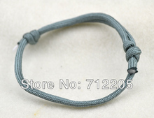 Luz cinza corda strand pulseira jóias (b072) 2024 - compre barato