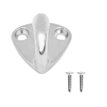 6 Pieces Marine Stainless Steel Boat Hook Coat and Hat Hook Wall Mount 2024 - buy cheap