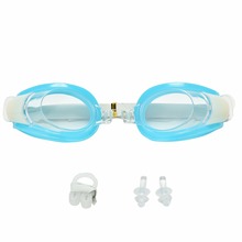 1Set Adult Unisex Swimming Glasses with Earplugs Nose Clip Summer Diving Swimming Glasses Plastic Rubber Goggle Set 6 Colors 2024 - buy cheap