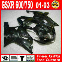 7 gift  fairing kit for black 2001- 2003 SUZUKI new bodywork GSXR 600 750 K1  #856 GSX R600 R750 01 02 03 DM93 2024 - buy cheap