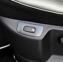 Матовая Кнопка регулировки сиденья для Renault Captur 2013 14 15 2016 ABS, крышка переключателя, отделка деталей, рамка, аксессуары для стайлинга автомобиля 2024 - купить недорого