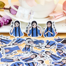 41pcs Creative kawaii Japanese Jun girl expression scrapbooking stickers /decorative sticker /DIY craft photo albums/Children 2024 - buy cheap