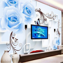 Beibehang-papel tapiz con diseño de ensueño para pared, papel tapiz con diseño de flor de loto sin costuras, con diseño de piedra arenisca para Tv, murales personalizados, foto de pared 2024 - compra barato