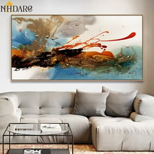 2019 Hot Sale Decorative Canvas Print Painting Poster Art Abstract Splash-ink Glamour Wall Pictures For Living Room, Home Decor 2024 - buy cheap