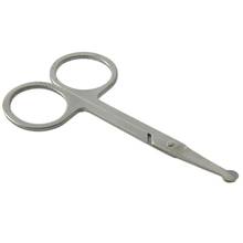 Fashion Nose Hair Scissors Ear Cut Facial Trimmers Stainless Steel Beauty Tool MJ004 2024 - buy cheap