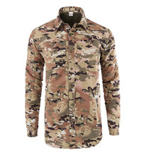 Men's Mountaineering Shirt Military Quick-drying Shirt Men's Tactical Clothing Outdoor Camping Hiking Shirt Long-sleevedDetacha 2024 - buy cheap