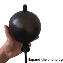 Plugue anal inflável e expansível, plugue anal para encher pênis, brinquedo sexual para homens e mulheres, gays, sem vibrador 2024 - compre barato