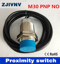 5 шт. цилиндрический тип M30 PNP, без постоянного тока 6-36 в, индуктивный датчик приближения, 3 провода, переключатель приближения, высокое качество, расстояние: 15 мм 2024 - купить недорого