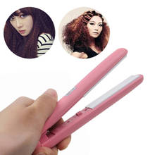 2019 Mini Curls Hair straightener Iron Pink Ceramic Straightening Corrugate Curling Iron Hair Curler Styling Accessories 2024 - buy cheap