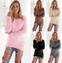 Autumn Winter Knitted Sweater Women Pullover O Neck Long Sleeve Women Loose Plus Size Warm Sweater Female Long Sweater 2024 - buy cheap