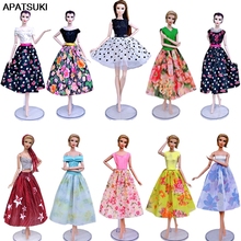 Roupas de boneca para barbie, roupas de boneca da moda, vestidos de festa, vestido, top, saia midi floral, acessórios de bonecas, brinquedo de criança, presente, 1/6 2024 - compre barato