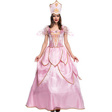 Лидер продаж, пикантный элегантный роскошный костюм феи крестной для взрослых, Волшебник глинды Оз, нарядное платье на Хэллоуин 2024 - купить недорого