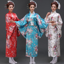 Chegam novas Mulheres Quimono Japonês Yukata Com Bowknot Senhora Robe Japonês Tradicional Traje Feminino Roupas Antigas 12 2024 - compre barato