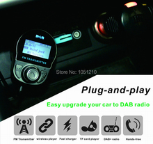 Ouchuangbo DAB DAB+ car digital radio receiver for Cigarette Lighter Plug With Antenna for android multimedia player 2024 - buy cheap