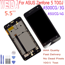 WEIDA 5.0" For ASUS Zenfone 5 T00J A500KL A500CG/3G A501CG A502CG A502CG/4G LCD Diaplay Touch Screen Assembly Frame With Tools 2024 - buy cheap