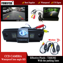 Беспроводная Автомобильная камера заднего вида FUWAYDA, камера ночного видения для SUBARU Forester / Outback / Impreza Sedan, складной ЖК-монитор 4,3 дюйма 2024 - купить недорого