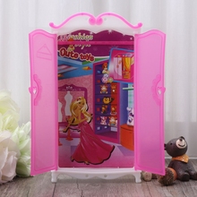 Princess Furniture Wardrobe Baby Dolls Toys Doll House Closet Toy Accessories 2024 - buy cheap