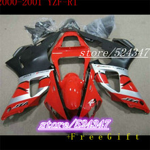 Carenagem crossbody para yamaha, vermelho e branco, para modelos yzf, r1, 00-01, anos 2004-2011, yzf1000, yzfr1, 00, 2000, 2001, 2000 2024 - compre barato