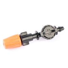 Aspersor laranja atomizador + anti-gotejamento farpado 4/7mm, conector da mangueira de alta qualidade ajustável, polvilhadores de rega de estufa 2024 - compre barato
