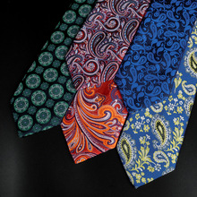 Corbatas de fiesta Jacquard para Hombre, Corbatas elegantes tejidas de 8cm, lazo ancho, corbata gradiente de negocios 2024 - compra barato