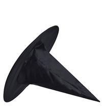 Sombrero de bruja negro para Halloween, tipo Steeple sombrero mágico, Oxford, disfraz, accesorios para fiestas, venta al por mayor, 20 unids/lote 2024 - compra barato