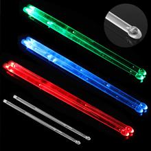 5A LED Polymer Material  Drum Stick Noctilucent Glow in The Dark Stage Performance Luminous Jazz Drumsticks Red Green Blue 2024 - buy cheap