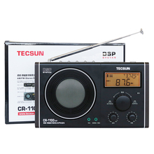 Tecsun CR-1100DSP FM AM цифровая Демодуляция DSP Radio, легкое управление, высокая чувствительность, хороший звук, домашнее радио, бесплатная доставка 2024 - купить недорого