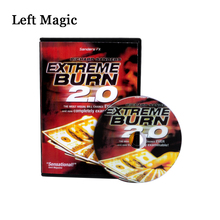 Extreme Burn 2,0 (Gimmicks + DVD), trucos de magia con dinero, cómics de magia, primer plano, accesorios de magia, ilusionismo, mentalismo 2024 - compra barato