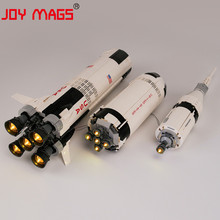 JOY MAGS Only Led Light Kit For 21309 The Apollo Saturn V Launch Compatible With 37003 80013 ， (NOT Include Model) 2024 - buy cheap