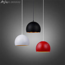 Modern Colorful Pendant Lights Aluminum Lampshade Pendant Lamps for Restaurant Dining Room Bedroom Lighting Fixtures Decoration 2024 - buy cheap