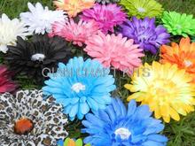 45pcs Africa Daisy Head Flower w/ rhinestone center 4" DIY Flower Clip Assortment 10cm 2024 - buy cheap