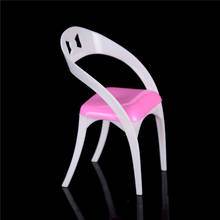 Kids Baby Girl Princess Chair Furniture Toys For Doll For  doll  Dollhouse Miniature High Quality 50*67*125mm 1PCS 2024 - buy cheap