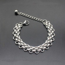 Fashion titanium steel bracelet stainless steel men's chain wild temperament creative jewelry hot sale 2024 - buy cheap