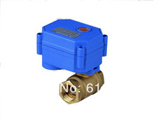 Brass motorized ball valve,1" DN25 way,electric ball valve/CR01,12V 2024 - buy cheap