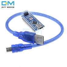 Tarjeta de controlador ATmega328 ATmega328P CH340g CH340 Nano V3.0 3,0, Controlador Mini USB 5V 16M 16MHZ, Cable Usb para módulo Arduino 2024 - compra barato