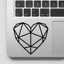 Small Laptop Decals Geometric Heart Vinyl Wall Stickers Pattern Decal Mual Computer Car Switch Decorative Sticker D813 2024 - buy cheap