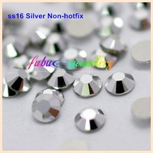 Высококачественные бриллиантовые серебряные стразы без горячей фиксации/клей для ногтевого дизайна 2024 - купить недорого