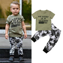 Детская повседневная одежда, одежда для маленьких мальчиков, летняя хлопковая футболка с короткими рукавами, топ + длинные штаны, комплект из 2 предметов, эксклюзивная одежда 2024 - купить недорого