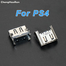 Chenghaoran-conector de interface hdmi para ps4, 2 peças, entrada para substituição de console playstation 4 v2 2024 - compre barato