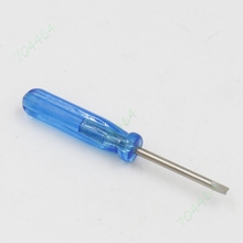 100pcs /lot 45mm x 1.6mm Mini Slotted Flat Word Head Screwdriver Repair Tool Set Blue 2024 - buy cheap