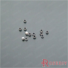 Atacado 2mm imitação de contas de cobre de rodio espaçador de joias diy achados acessórios 10g aproximadamente 800 peças (jm4898) 2024 - compre barato