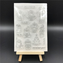 Santa Claus Transparent Clear Silicone Stamp Seal DIY Scrapbooking photo Album Decorative A0623 2024 - buy cheap