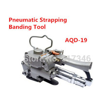 Máquina de embalagem plástica pneumática do firction da caixa do animal de estimação/pp AQD-19 width13-19mm da ferramenta de cintar 2024 - compre barato
