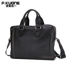 Nova chegada de alta qualidade dos homens negócios casuais maleta couro genuíno bolsa ocasional bolsa ombro mensageiro 14 "p630991 2024 - compre barato