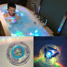 Модная Светодиодная светильник ПА для ванны, игрушка для вечеринки в ванной, водная светодиодсветильник ПА для ванны, Детские Водонепроницаемые забавные игрушки для времени с подсветкой 2024 - купить недорого