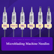 Microblading Machine Needles Permanent Makeup Accessories Supply Disposable Tattoo Cartridge Microblading Needle for Eyebrow Lip 2024 - buy cheap
