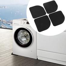 4Pcs Square Refrigerator Mute Mat Washing Machine Anti Vibration Pad Shock Pads Household Washing Machine Accessories Tool 2024 - buy cheap