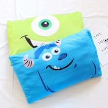 1pc 60cm cartoon funny Sulley Mike Wazowski plush single pillow case cover lady gift baby dream sleep boy girl kids bed toy 2024 - buy cheap