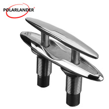 Аксессуары Bollard 5-дюймовая фурнитура Neat Cleat Push-Pull, кабель для швартовки, болт из нержавеющей стали, двухслойный 125 мм 2024 - купить недорого