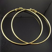 24 Pairs 80mm Gold Hoop Earrings Big Circle Earring Promotion Paparazzi Basketball Wives Earrings Free Shipping 2024 - buy cheap